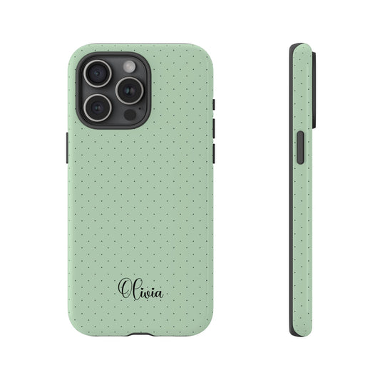 Custom Matcha Pin Dot Phone Case