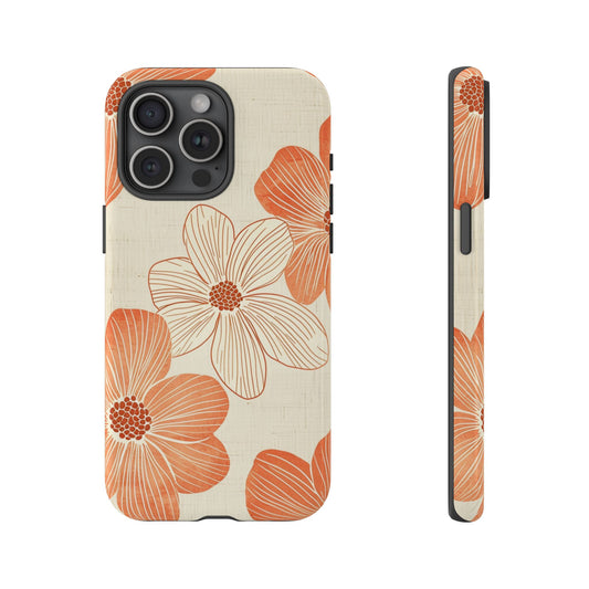 Coral Retro Crush Phone Case