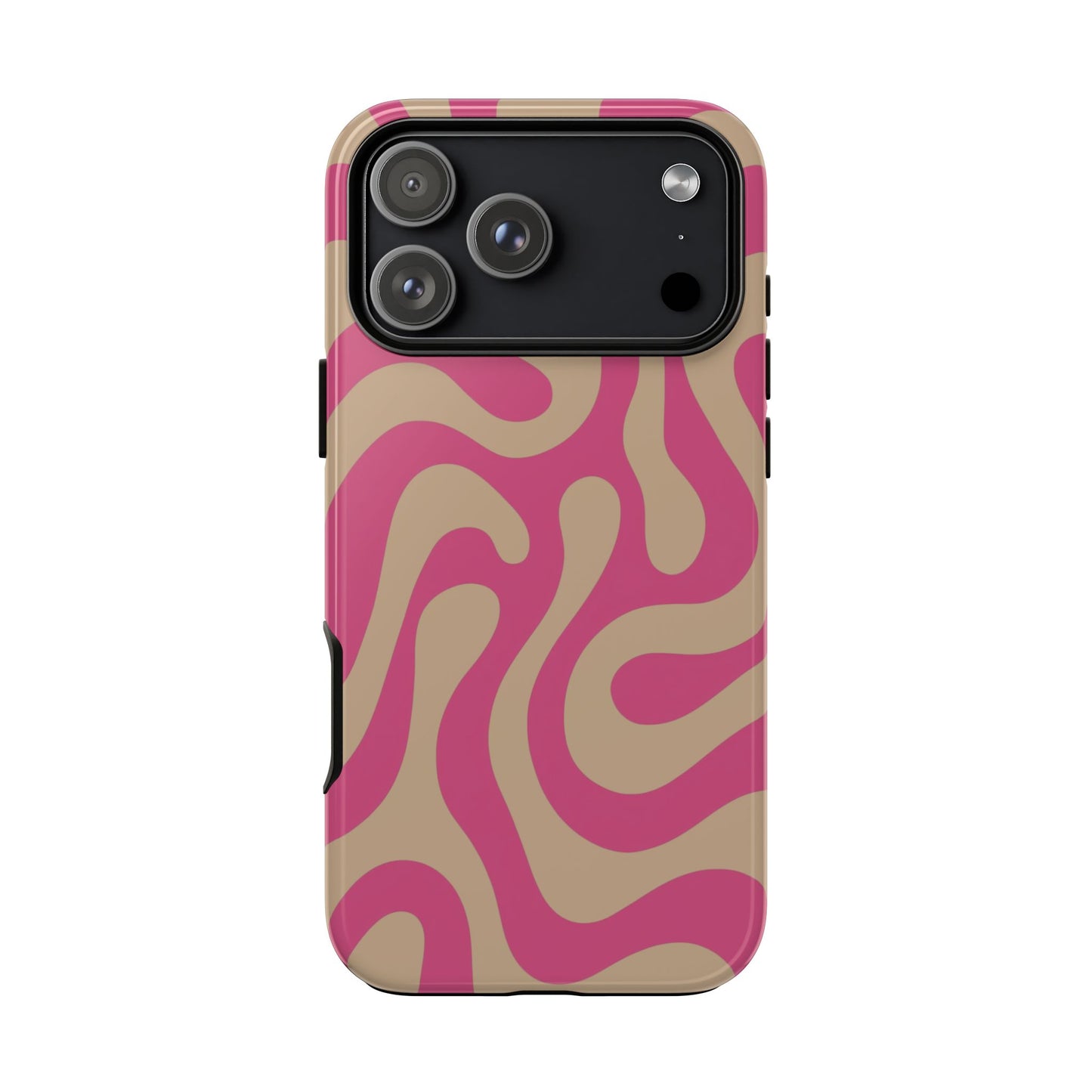 Latte Rose Swirl Phone Case