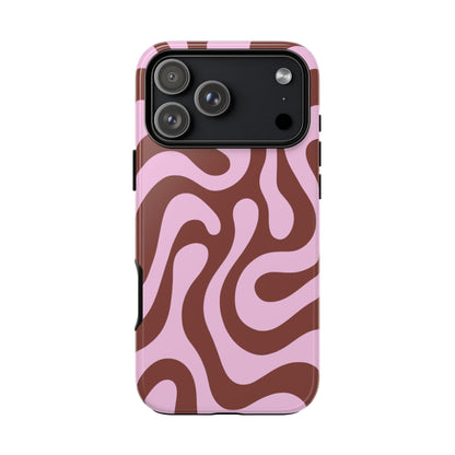Cocoa Rose Swirl Phone Case