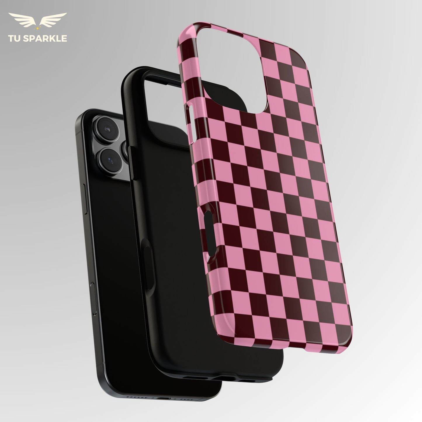 Cherry Checkmate Phone Case