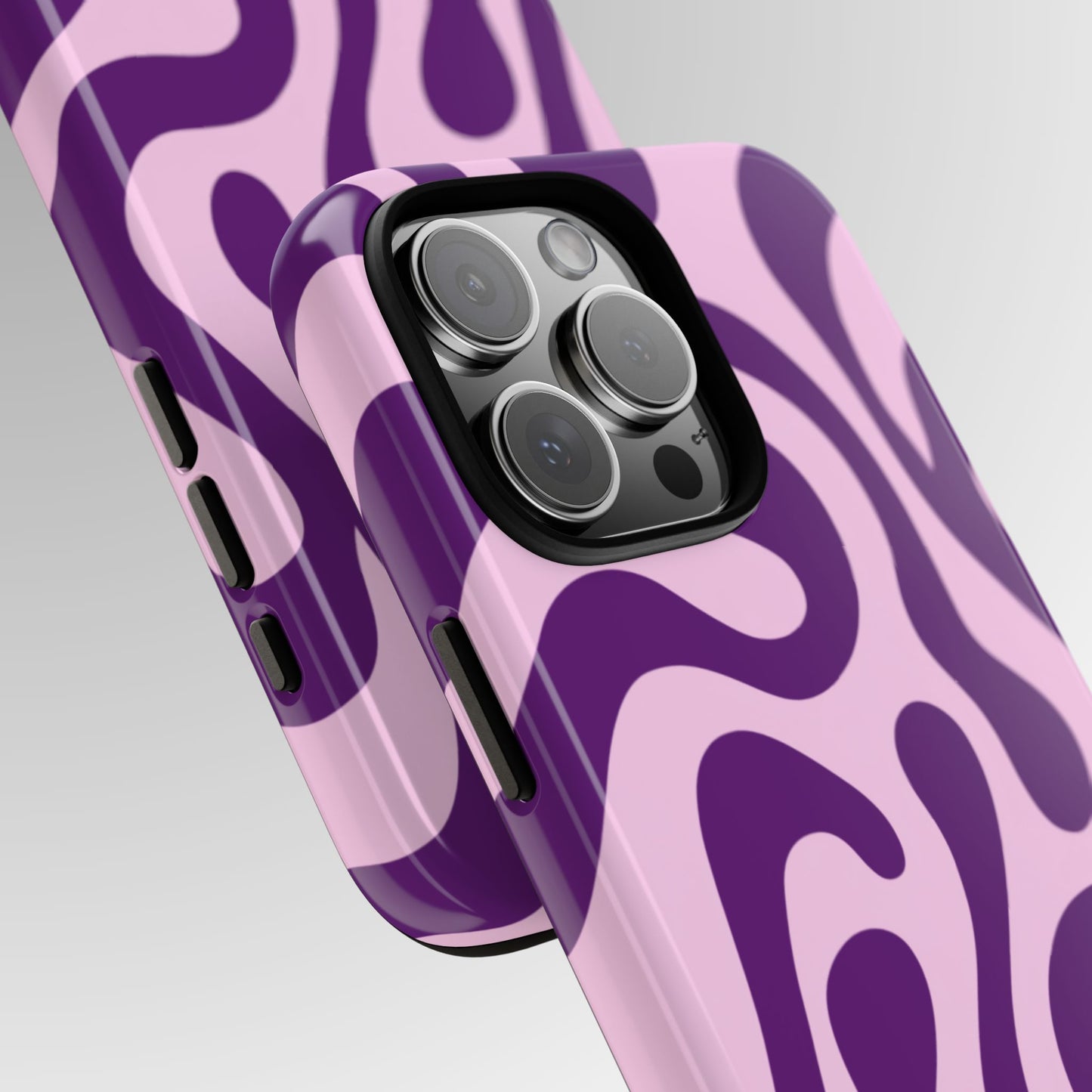 Orchid Glam Swirl Phone Case