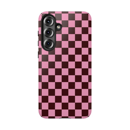Cherry Checkmate Phone Case