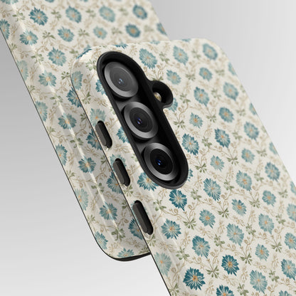 Vintage Tile Blossom Phone Case