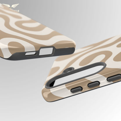 Vanilla Cream Swirl Phone Case
