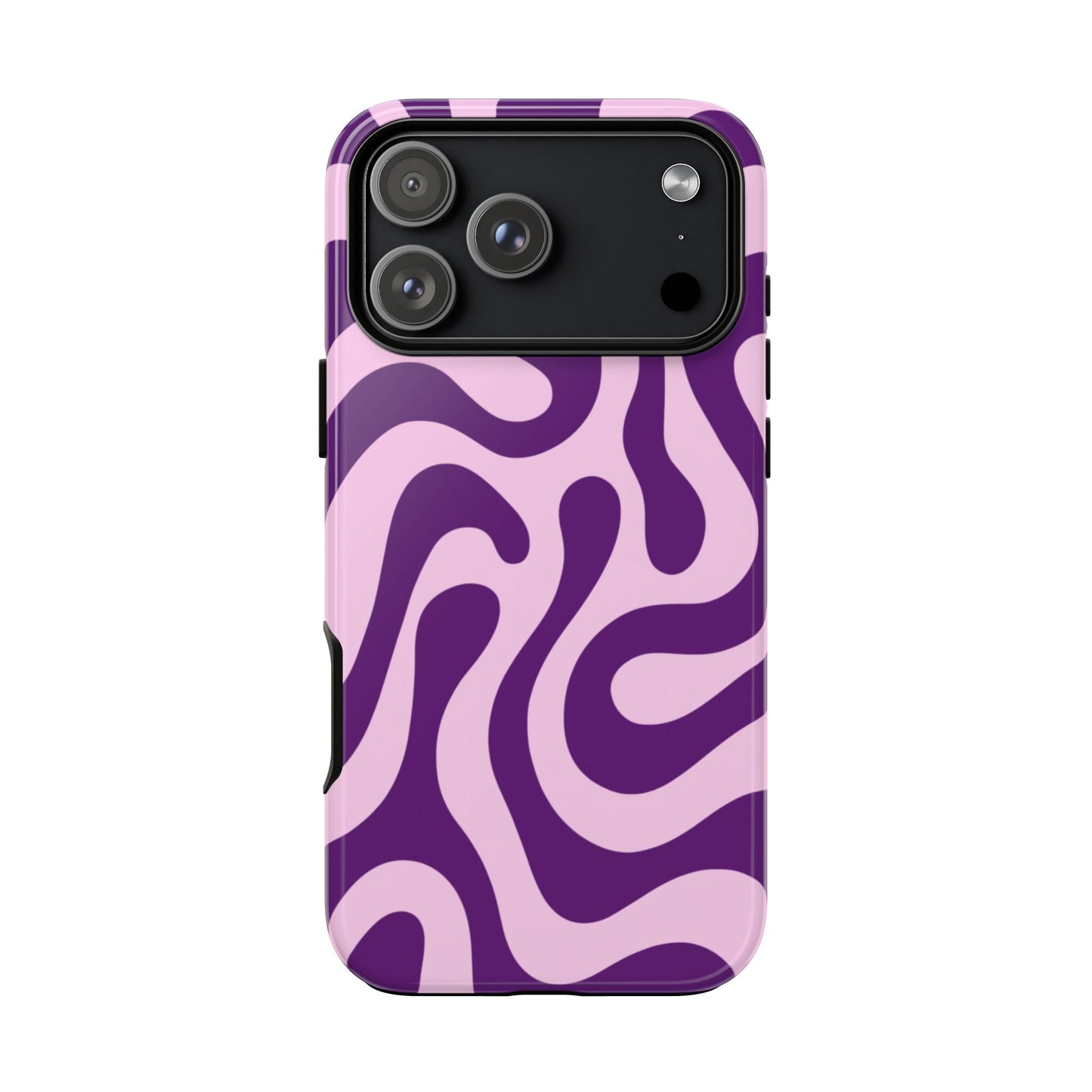 Orchid Glam Swirl Phone Case
