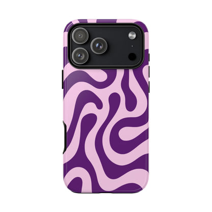 Orchid Glam Swirl Phone Case