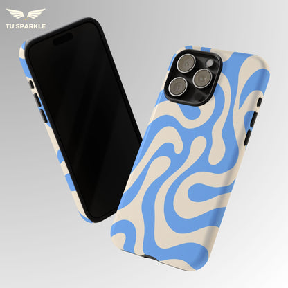 Blue Lagoon Swirl Phone Case