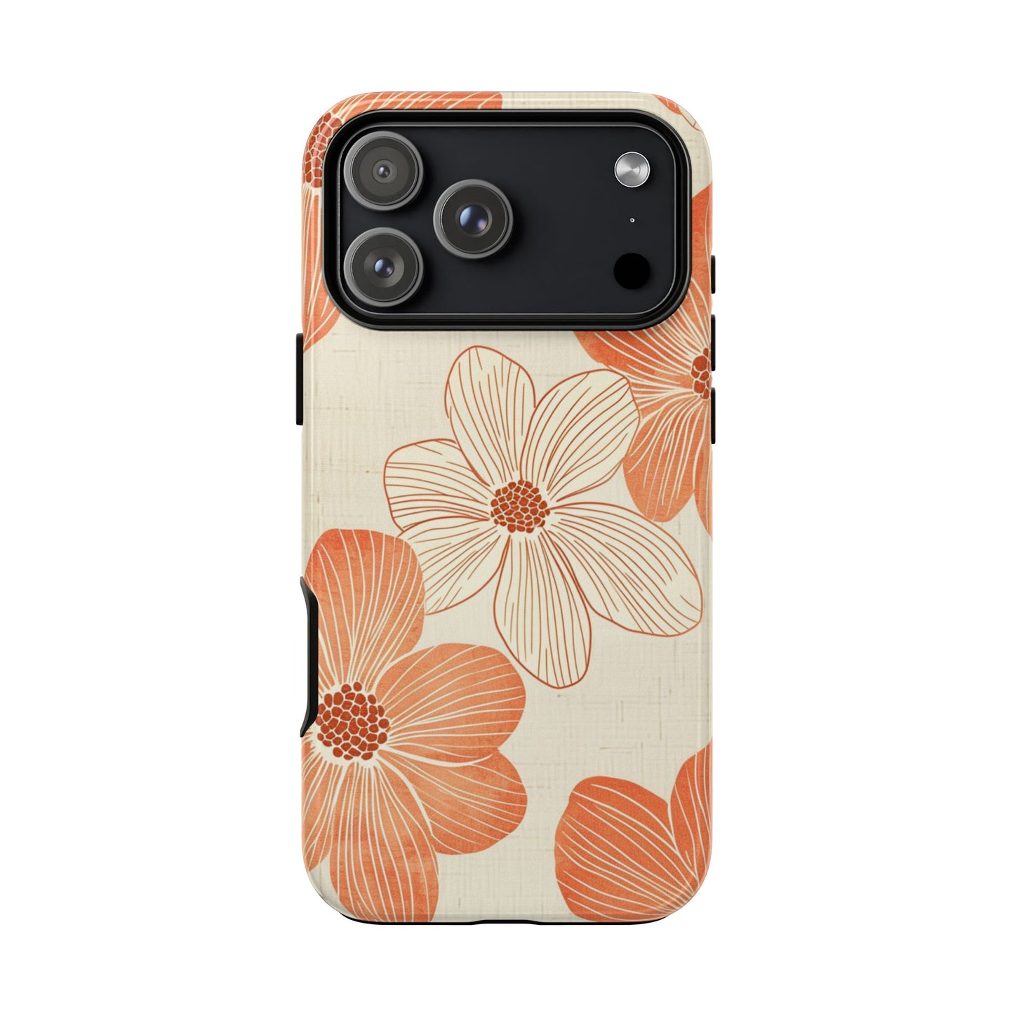 Coral Retro Crush Phone Case