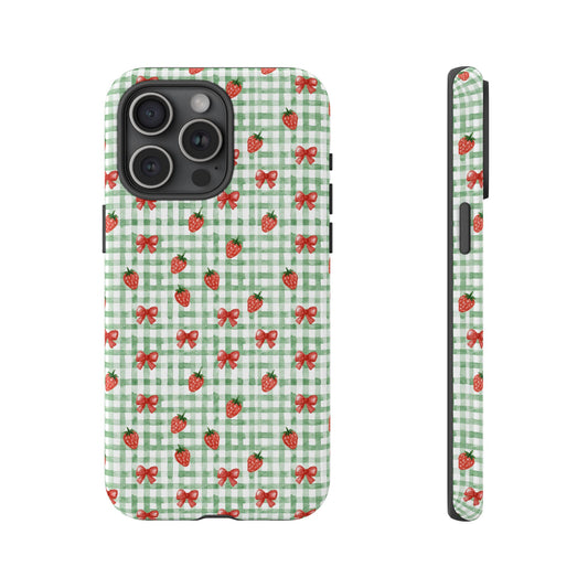 Strawberry Picnic Phone Case