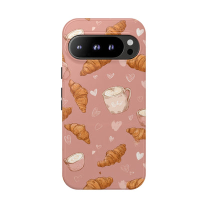 Croissant & Hearts Phone Case