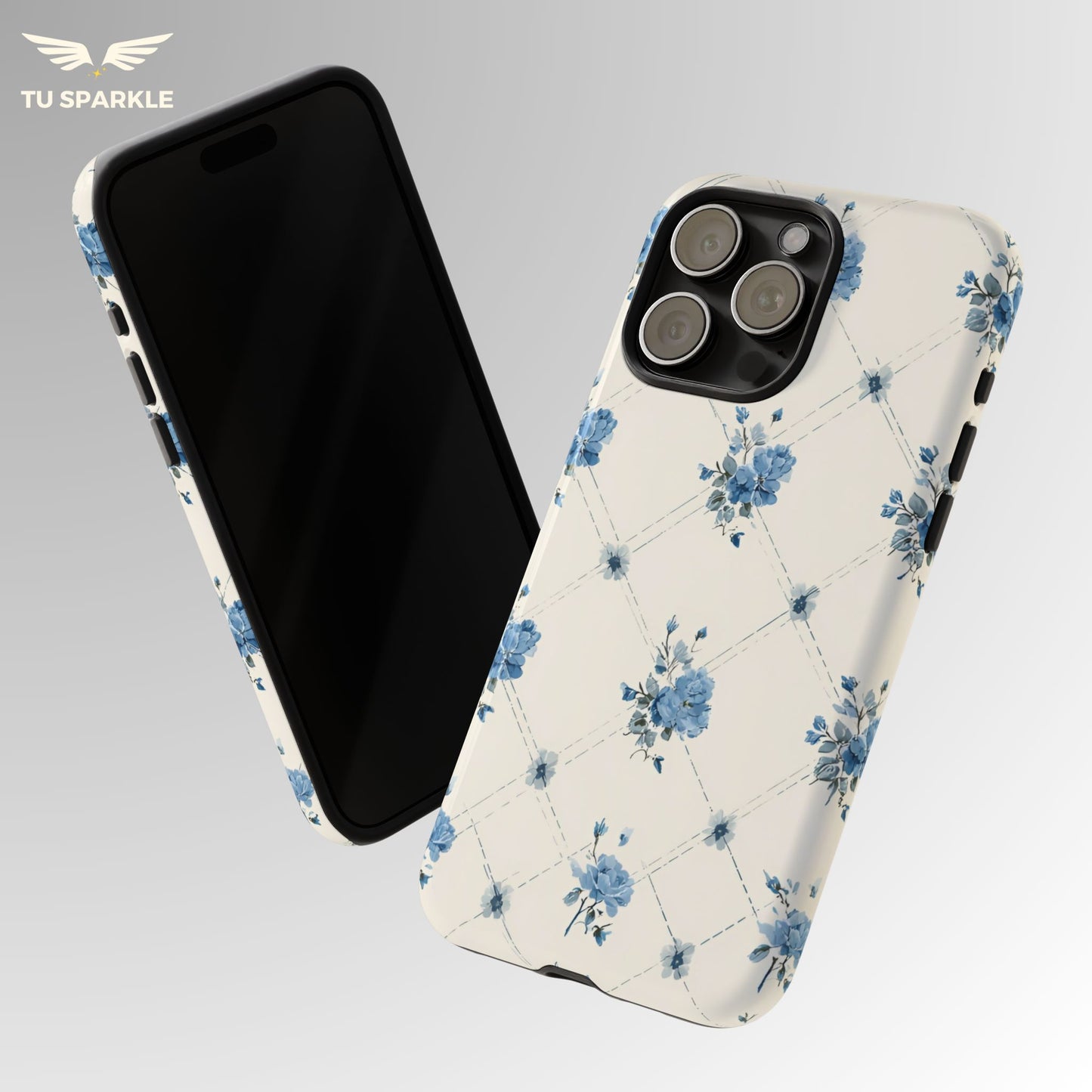 Vintage Quilt Blossom Phone Case