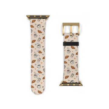 Croissant & Chill Watch Band