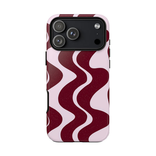 Cherry Velvet Wave Phone Case