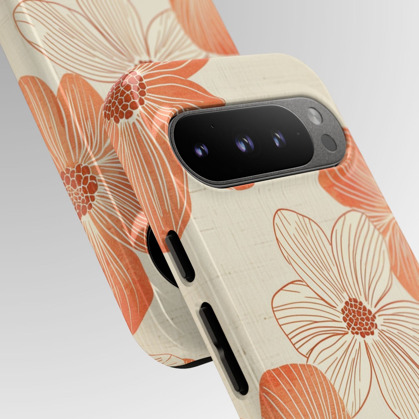 Coral Retro Crush Phone Case