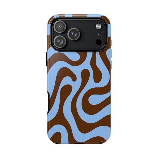 Espresso Lagoon Swirl Phone Case