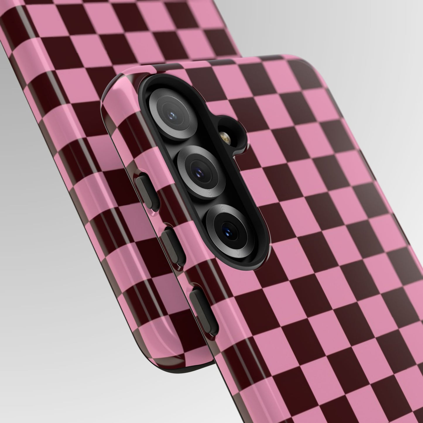 Cherry Checkmate Phone Case