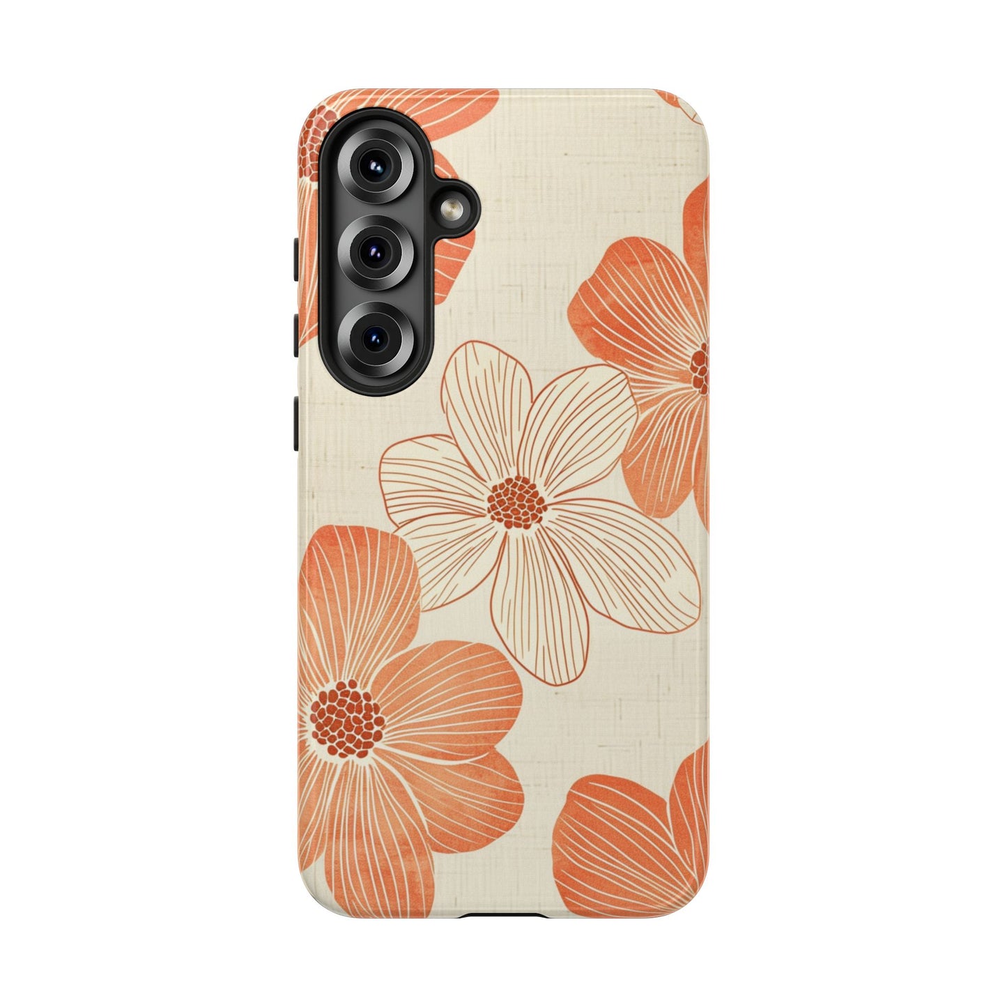 Coral Retro Crush Phone Case