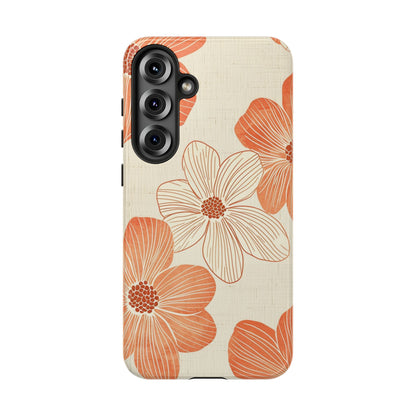 Coral Retro Crush Phone Case