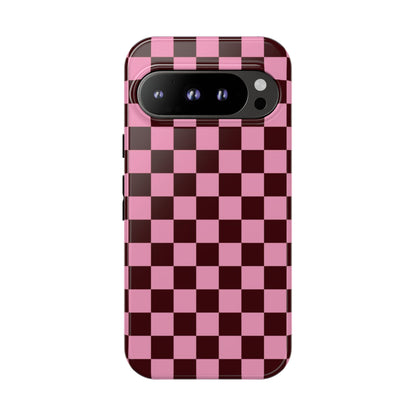 Cherry Checkmate Phone Case