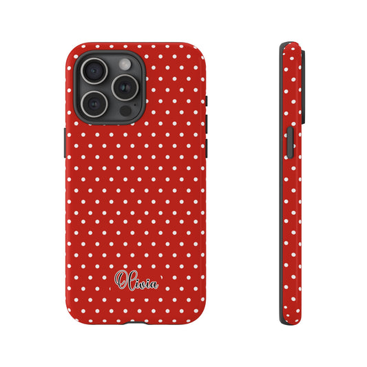 Custom Cherry Dot Phone Case