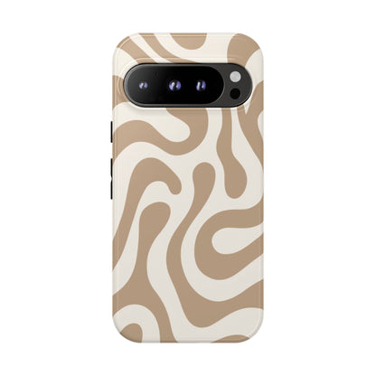 Vanilla Cream Swirl Phone Case