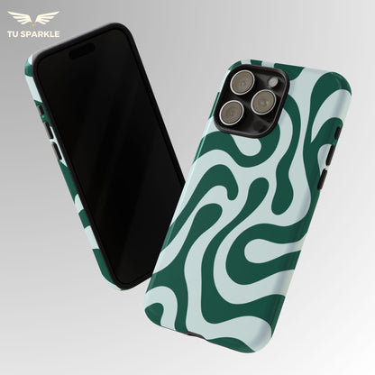 Matcha Swirl Phone Case