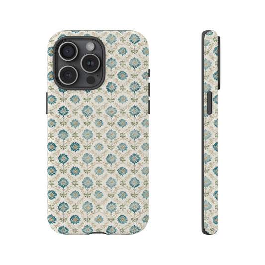 Vintage Tile Blossom Phone Case