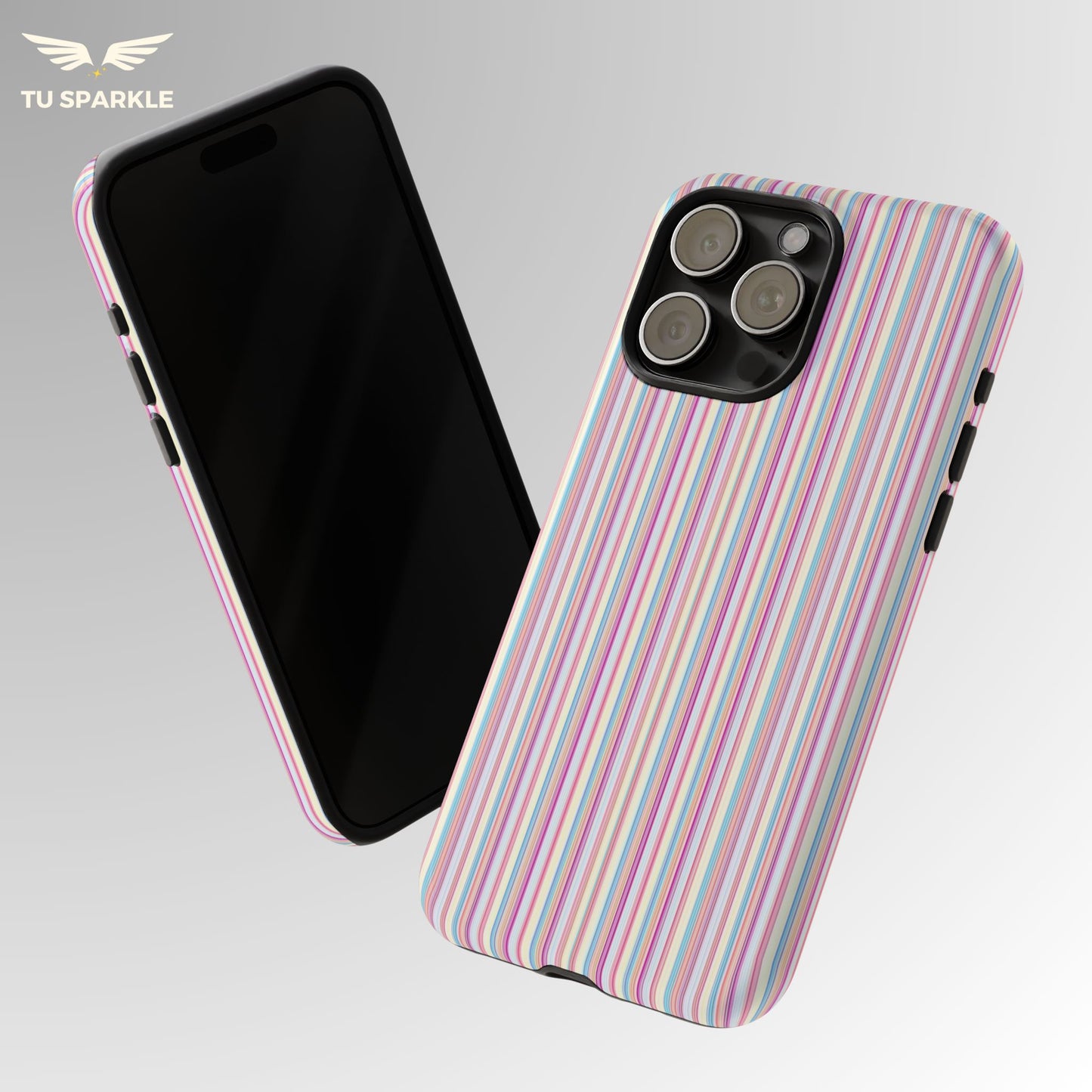 Cotton Candy Stripes Phone Case