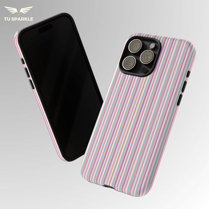 Cotton Candy Stripes Phone Case