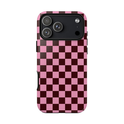 Cherry Checkmate Phone Case