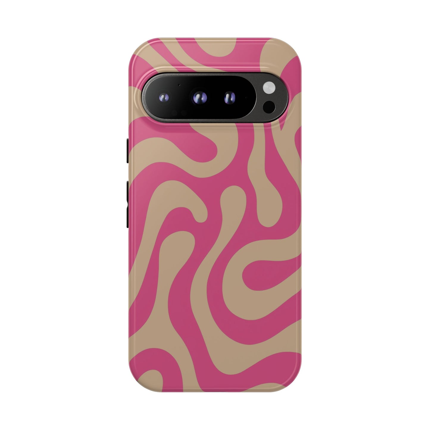 Latte Rose Swirl Phone Case