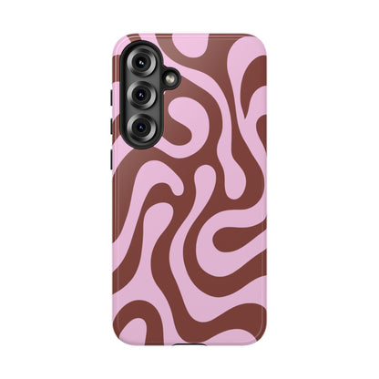 Cocoa Rose Swirl Phone Case
