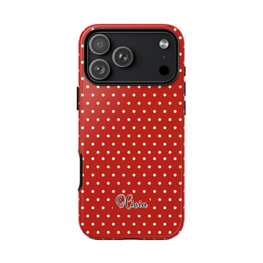 Custom Cherry Dot Phone Case