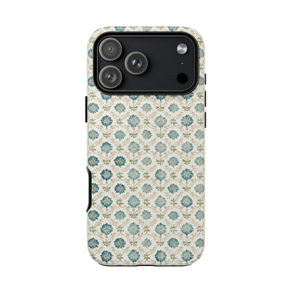 Vintage Tile Blossom Phone Case