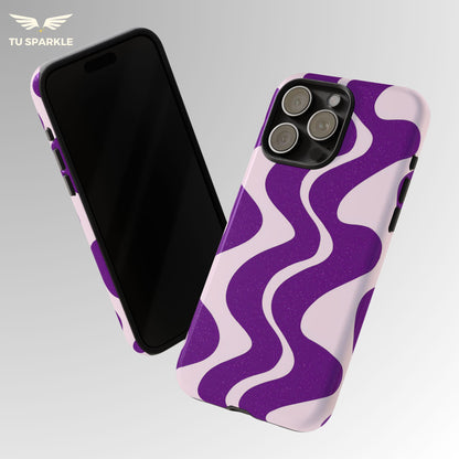 Lavender Dream Wave Phone Case
