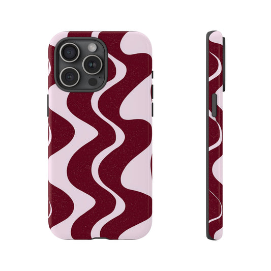 Cherry Velvet Wave Phone Case