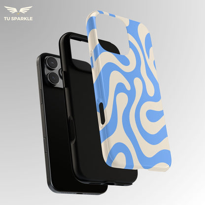 Blue Lagoon Swirl Phone Case