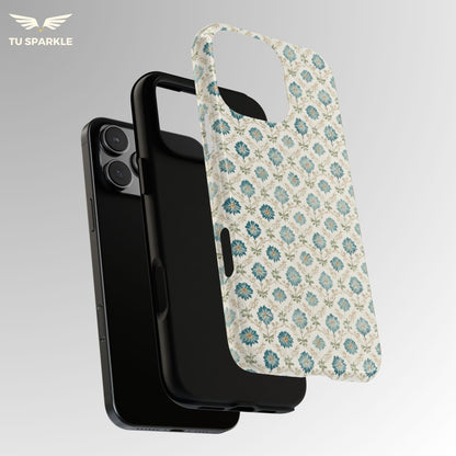 Vintage Tile Blossom Phone Case