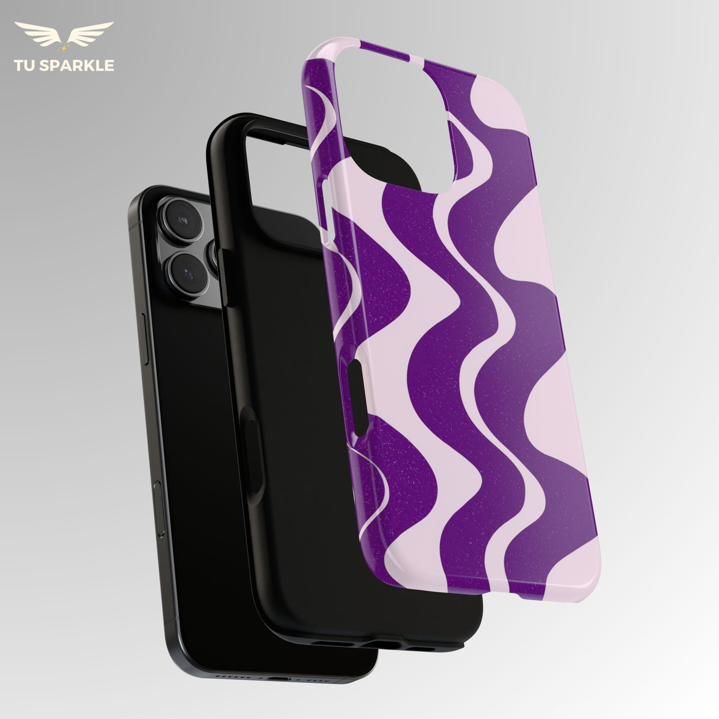 Lavender Dream Wave Phone Case