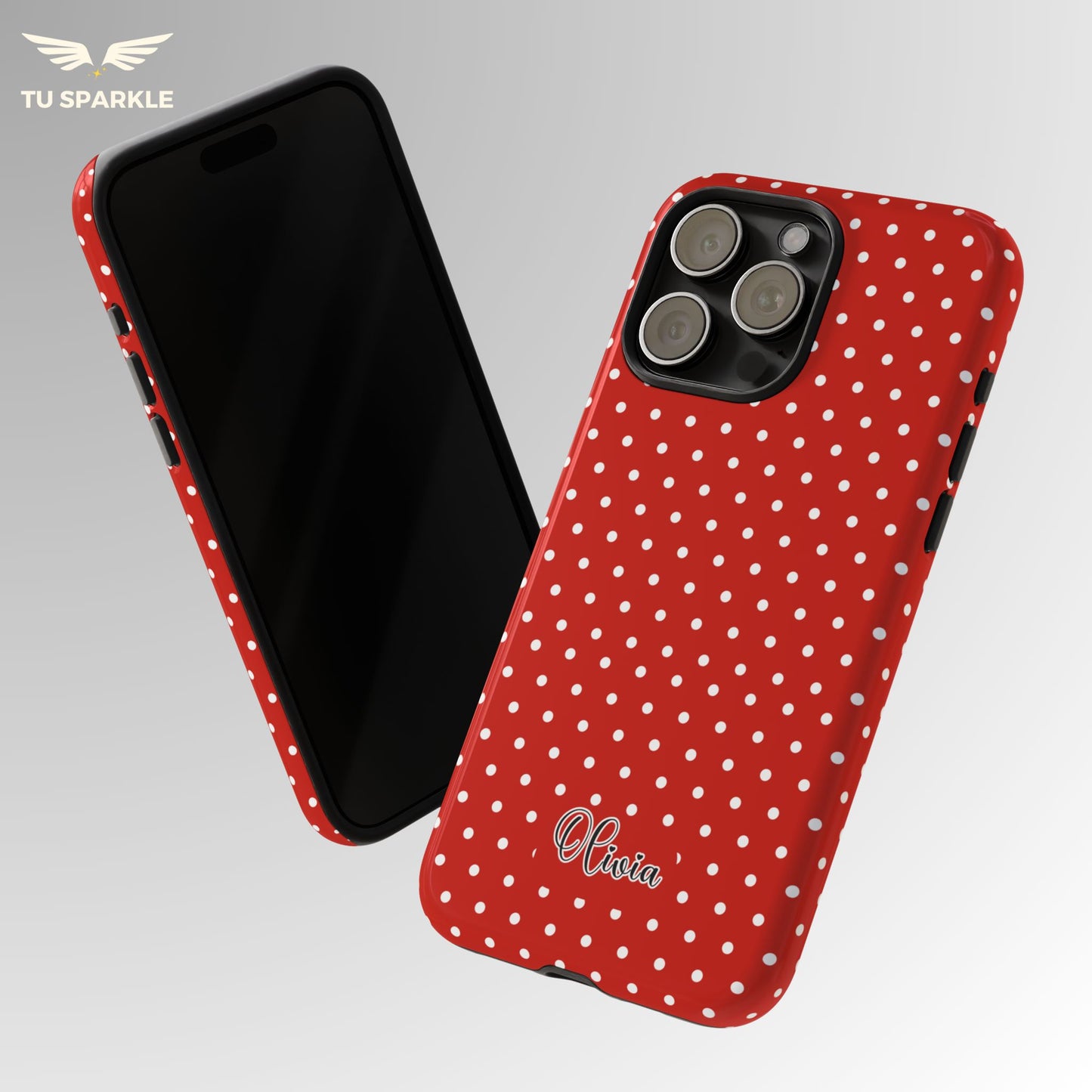 Custom Cherry Dot Phone Case