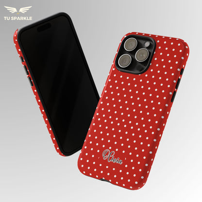 Custom Cherry Dot Phone Case