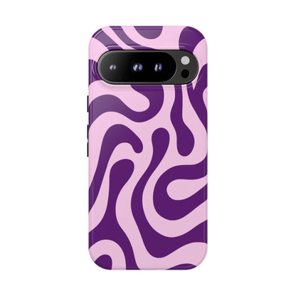 Orchid Glam Swirl Phone Case