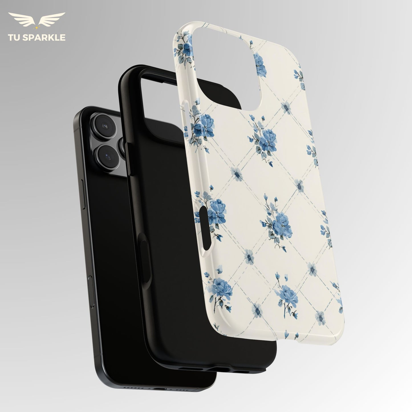 Vintage Quilt Blossom Phone Case