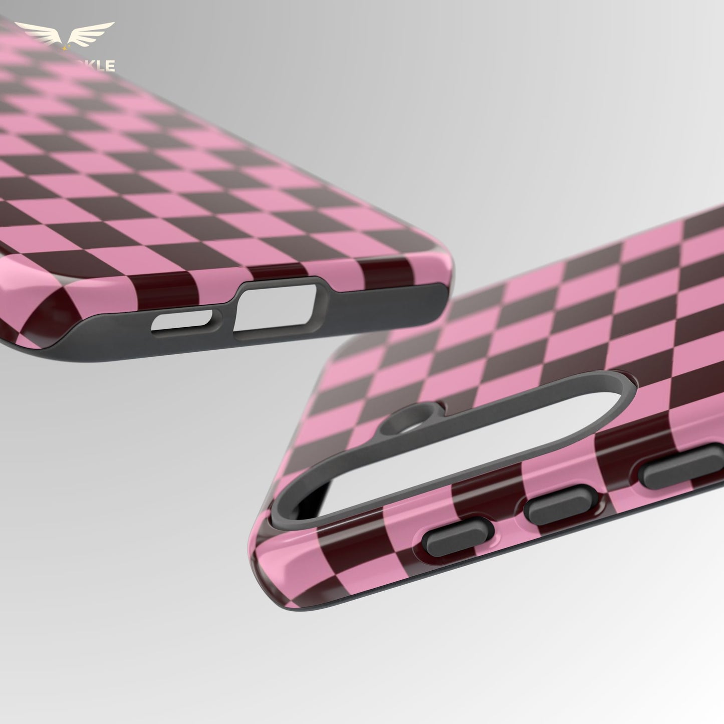 Cherry Checkmate Phone Case