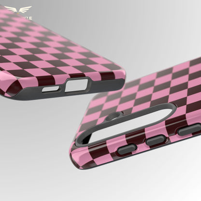 Cherry Checkmate Phone Case