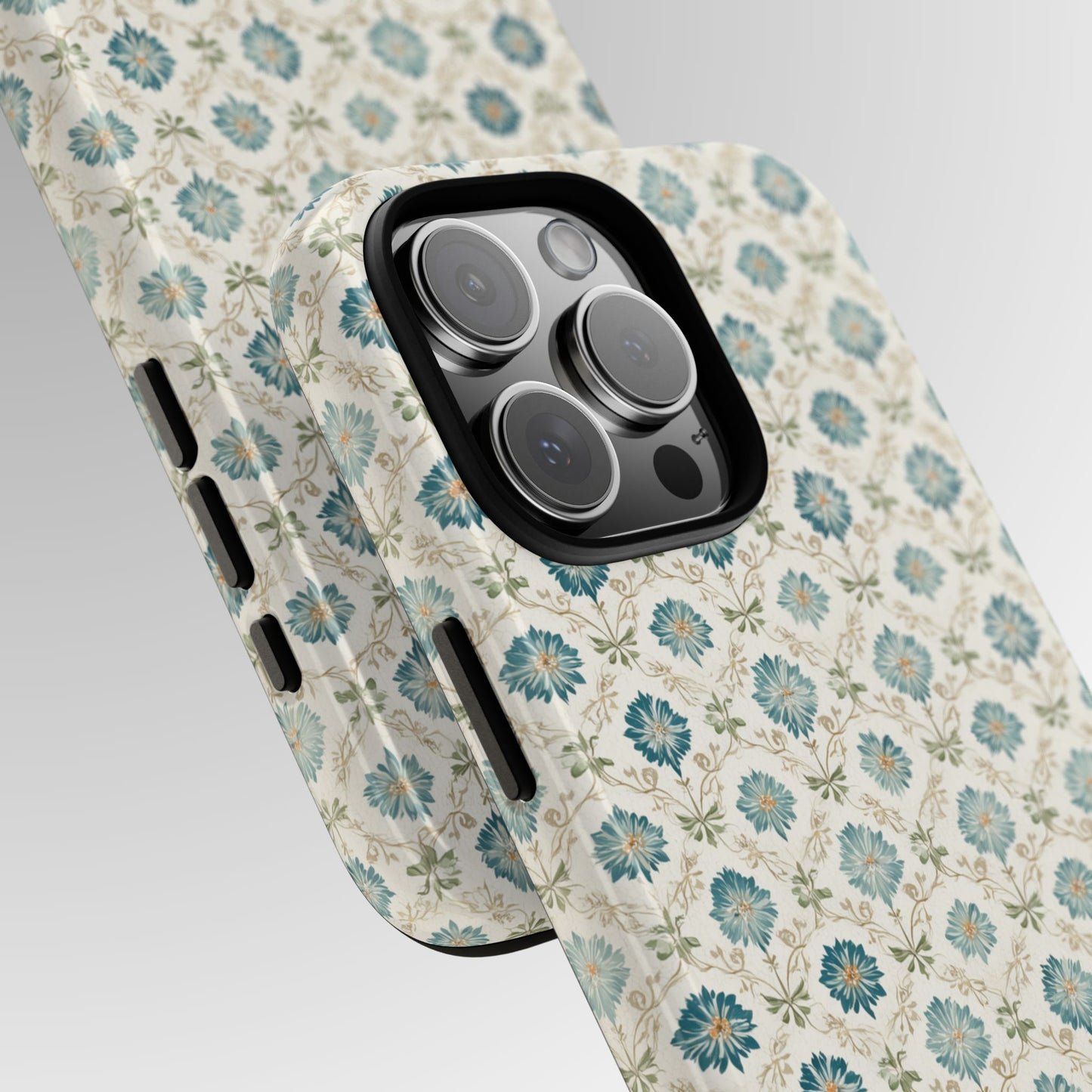 Vintage Tile Blossom Phone Case