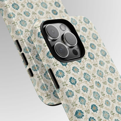 Vintage Tile Blossom Phone Case