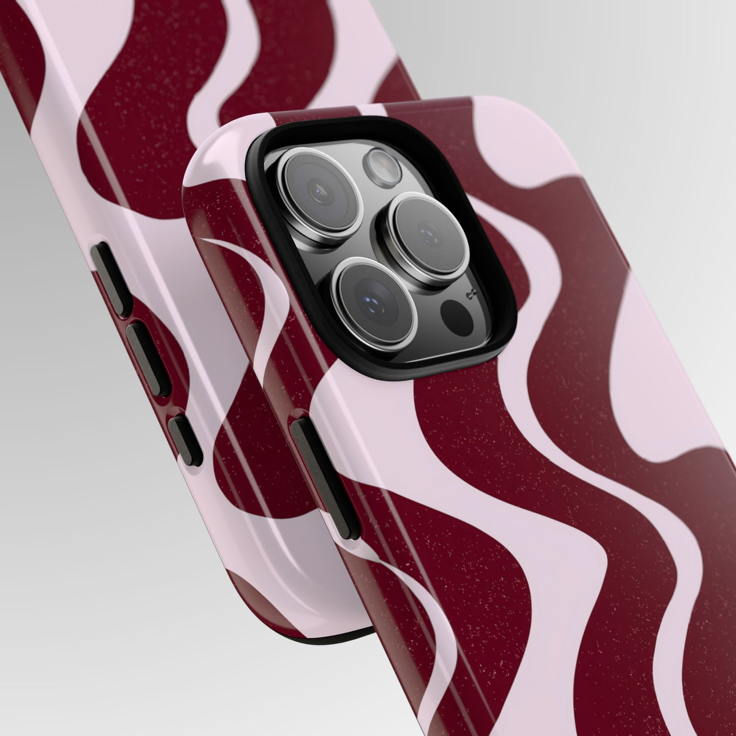 Cherry Velvet Wave Phone Case