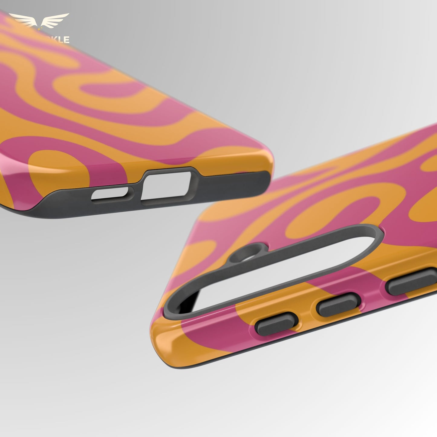 Retro Sunset Swirl Phone Case